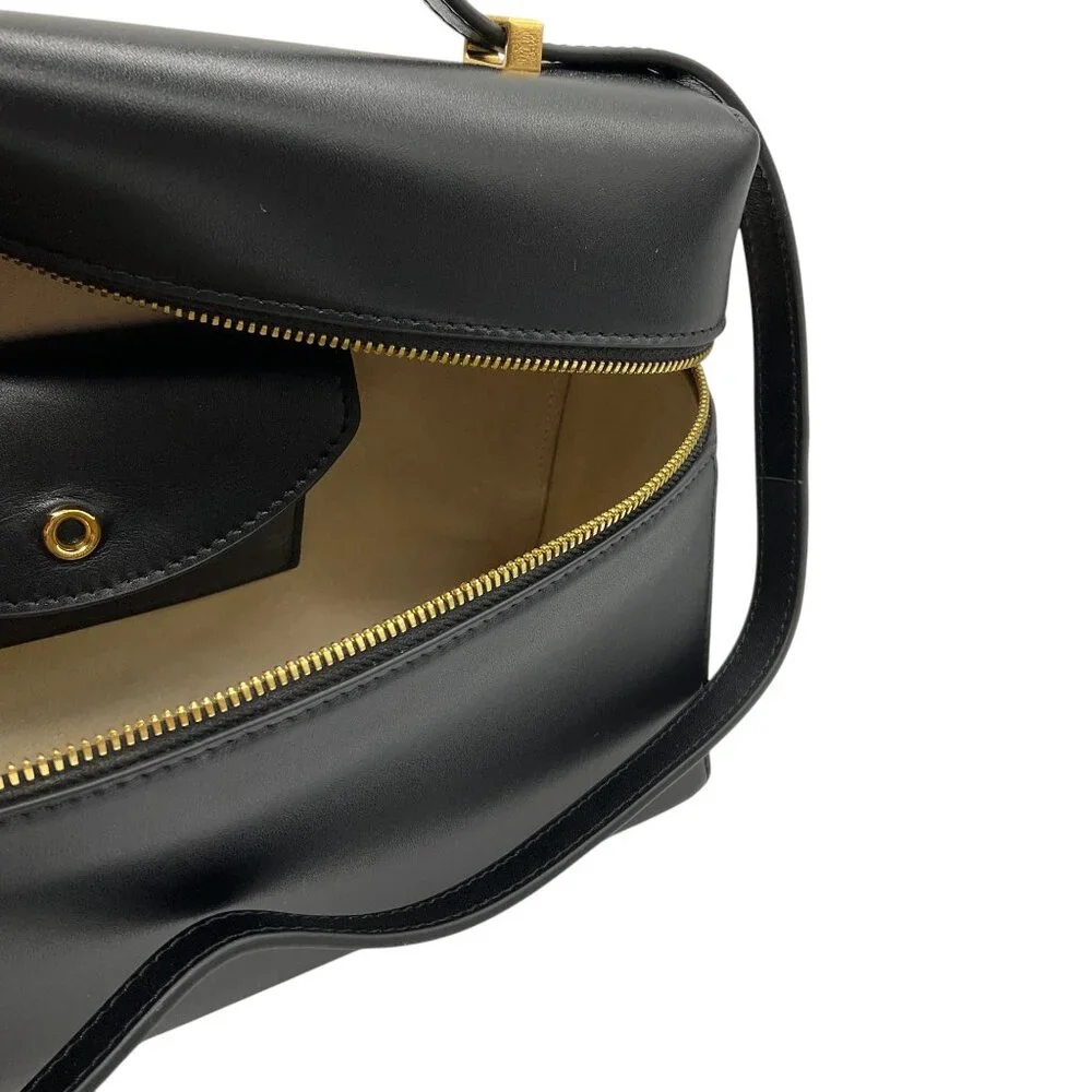 Loro Piana Black Extra Pocket L27 Tender Calfskin Leather Handbag - Picture 11 of 15